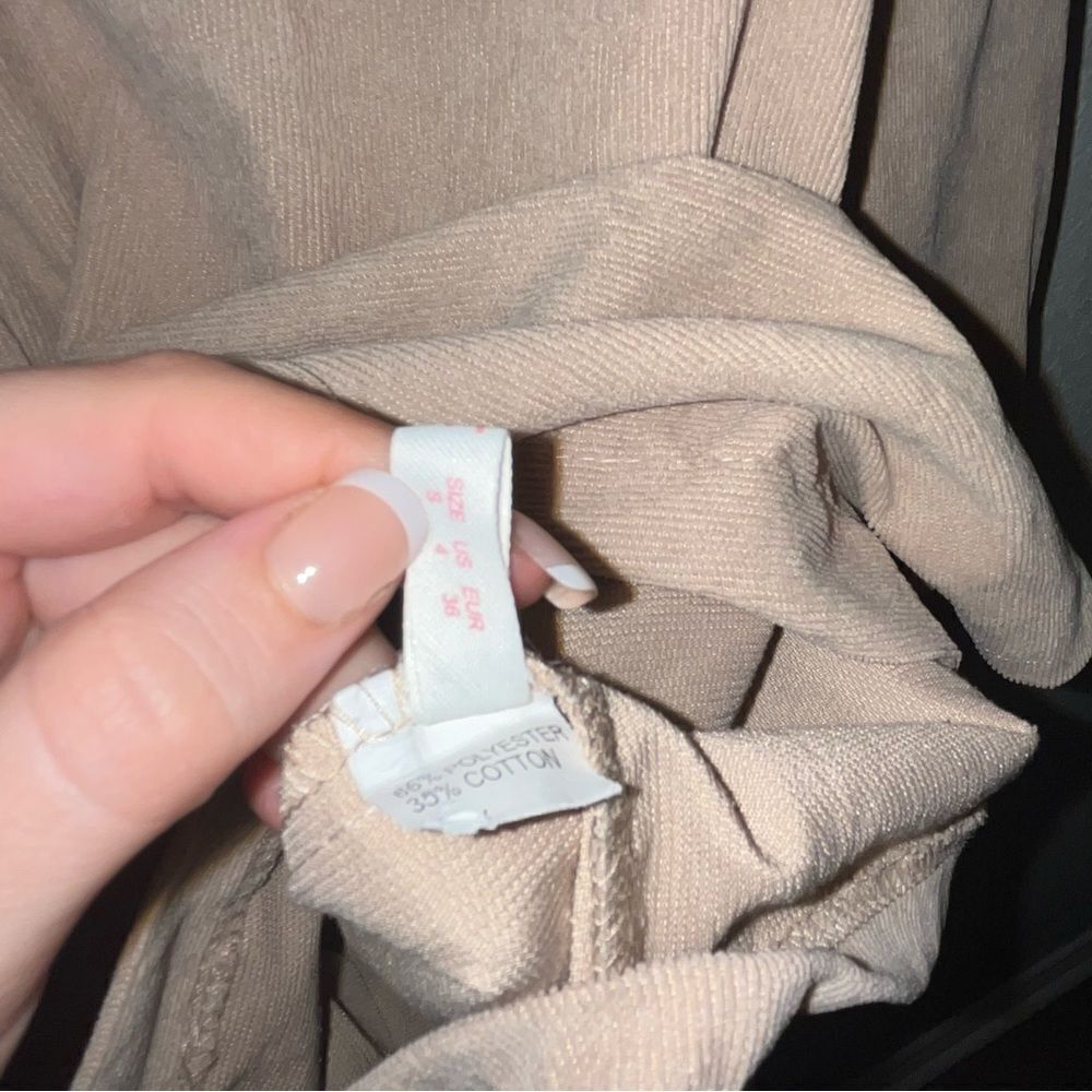 Tan Long Sleeve Button Down Shacket - image 7